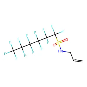 1-Hexanesulfonamide, 1,1,2,2,3,3,4,4,5,5,6,6,6-tridecafluoro-N-2-propen-1-yl- structure