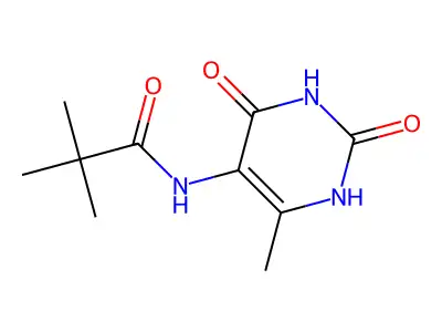 N-(6-Methyl-2,4-dioxo-1,2,3,4-tetrahydropyrimidin-5-yl)pivalamide structure