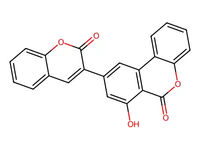 3-{7-hydroxy-6-oxo-6H-benzo[c]chromen-9-yl}-2H-chromen-2-one structure