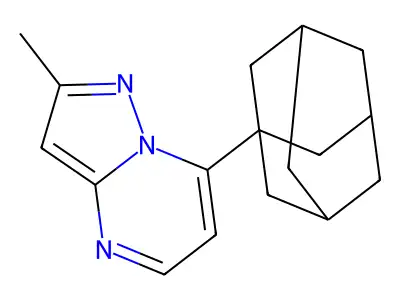 7-(1-Adamantyl)-2-methylpyrazolo[1,5-a]pyrimidine structure