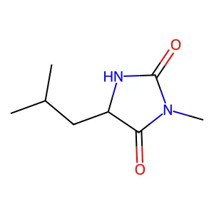 5-Isobutyl-3-methylimidazolidine-2,4-dione structure