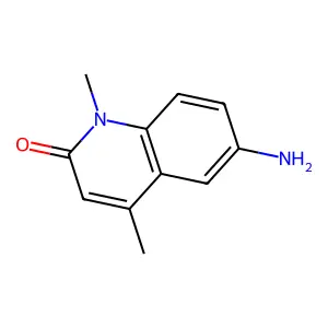 6-Amino-1,4-dimethylquinolin-2-one structure