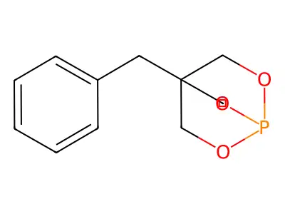 2,6,7-Trioxa-1-phosphabicyclo(2.2.2)octane, 4-(phenylmethyl)- structure