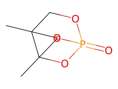 1,3-Propanediol, 1,2-dimethyl-2-(hydroxymethyl)-, cyclic phosphate (1:1) structure