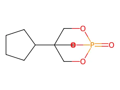 1,3-Propanediol, 2-cyclopentyl-2-(hydroxymethyl)-, cyclic phosphate (1:1) structure