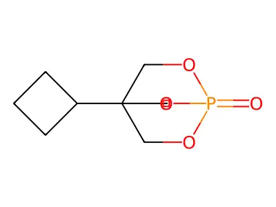 1,3-Propanediol, 2-cyclobutyl-2-(hydroxymethyl)-, cyclic phosphate (1:1) structure