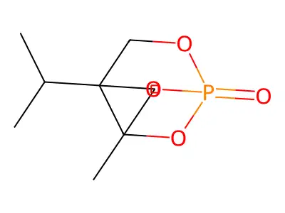 1,3-Propanediol, 2-(hydroxymethyl)-2-isopropyl-1-methyl-, cyclic phosphate (1:1) structure