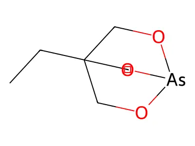 2,6,7-Trioxa-1-arsabicyclo(2.2.2)octane, 4-ethyl- structure