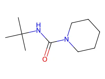 1-Piperidinecarboxamide, N-(1,1-dimethylethyl)- structure