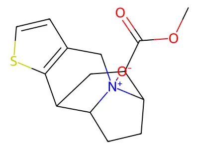 6,9-Ethanothieno(3,2-f)indolizine-10-carboxylic acid, 4,6,7,8,8a,9-hexahydro-, methyl ester, 5-oxide, (6-alpha,8a-beta,9-alpha,10S*)- structure