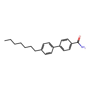 4'-庚基-[1,1'-联苯]-4-甲酰胺 structure