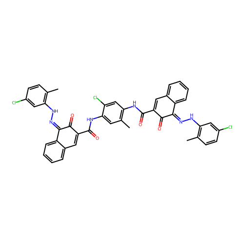 C43H31Cl3N6O4 structure