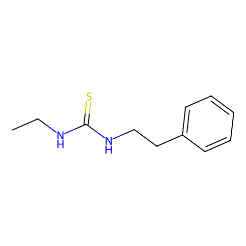 1-Ethyl-3-(2-phenylethyl)thiourea structure