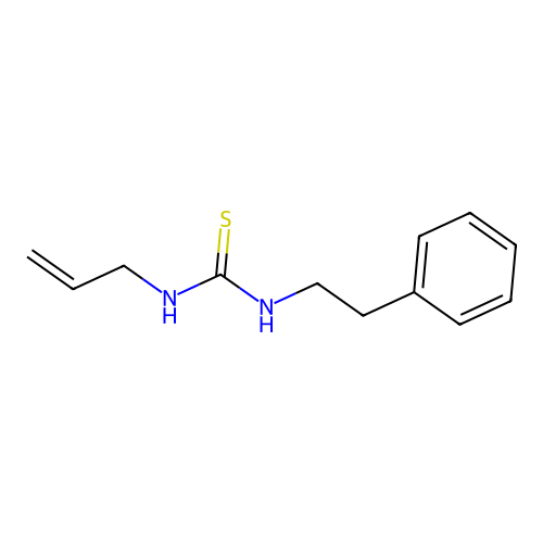 1-(2-Phenylethyl)-3-prop-2-enylthiourea structure