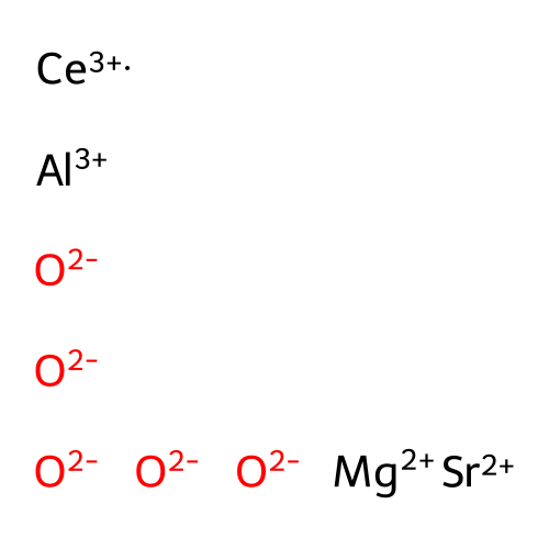 Aluminum cerium magnesium strontium oxide structure