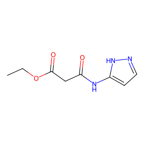 ethyl 3-oxo-3-(1H-pyrazol-5-ylamino)propanoate structure