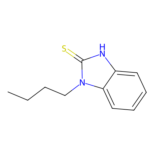 1-Butyl-1H-benzoimidazole-2-thiol structure