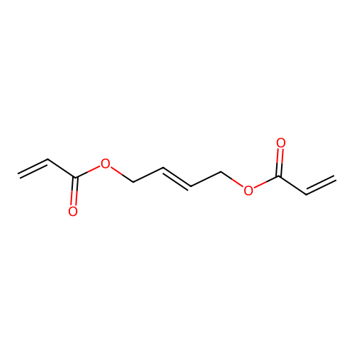 But-2-enylene bisacrylate structure