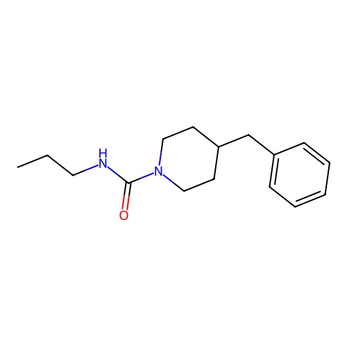 4-benzyl-N-propylpiperidine-1-carboxamide structure