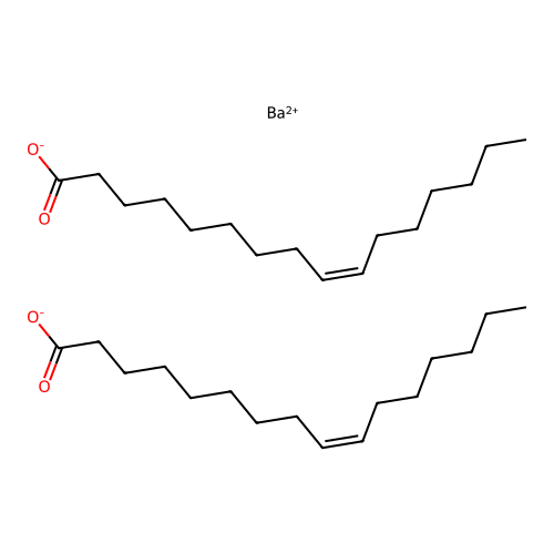 Barium (Z)-hexadec-9-enoate structure
