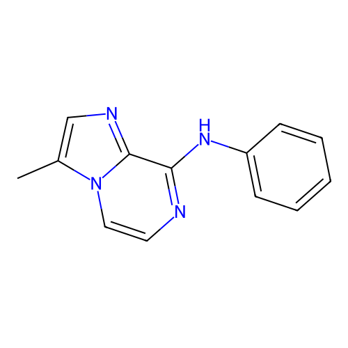 3-Methyl-N-phenyl-imidazo[1,2-a]pyrazin-8-amine structure