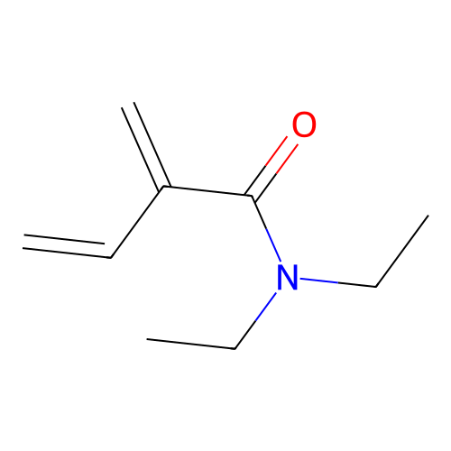 3-Butenamide, N,N-diethyl-2-methylene- structure