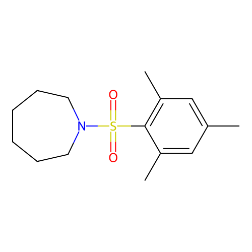 1-(2,4,6-Trimethylbenzenesulfonyl)azepane structure