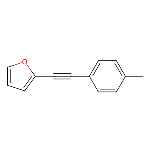 2-[2-(4-Methylphenyl)ethynyl]furan structure