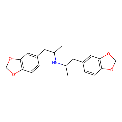 1,3-Benzodioxole-5-ethanamine, N-(2-(1,3-benzodioxol-5-yl)-1-methylethyl)-alpha-methyl- structure
