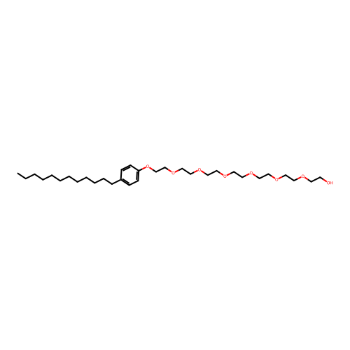 20-(4-Dodecylphenoxy)-3,6,9,12,15,18-hexaoxaicosan-1-ol structure