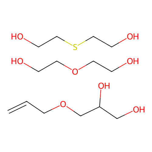 (C6-H12-O3.C4-H10-O3.C4-H10-O2-S)x- structure