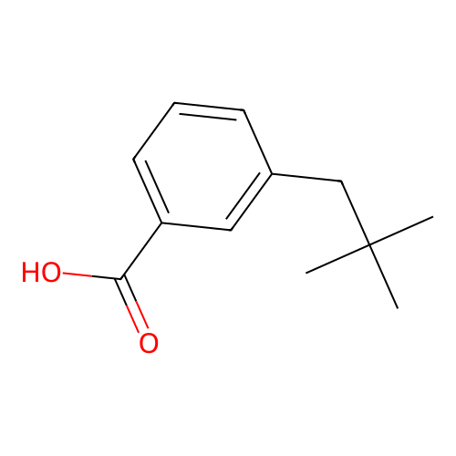 3-Neopentylbenzoic acid structure
