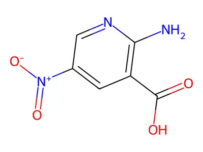 2-Amino-5-nitropyridine-3-carboxylic acid structure