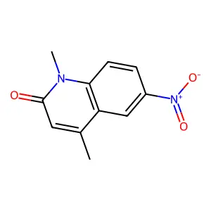 1,4-Dimethyl-6-nitroquinolin-2(1H)-one structure