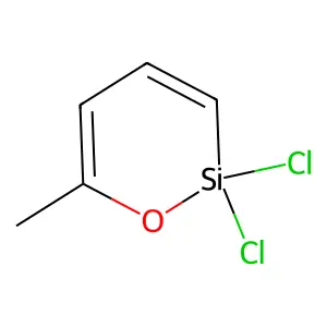 1-Oxa-2-silacyclohexa-3,5-diene, 2,2-dichloro-6-methyl- structure