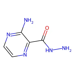 3-Aminopyrazine-2-carbohydrazide structure