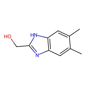 (5,6-dimethyl-1H-benzimidazol-2-yl)methanol structure