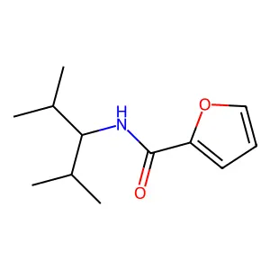 N-(2,4-dimethylpentan-3-yl)furan-2-carboxamide structure