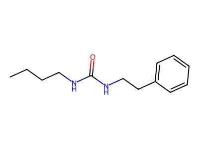1-Butyl-3-(2-phenylethyl)urea structure