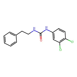 N-(3,4-Dichlorophenyl)-N'-(2-phenylethyl)urea structure