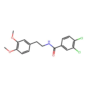 3,4-Dichloro-N-(3,4-dimethoxyphenethyl)benzamide structure