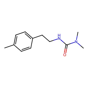 Urea, N,N-dimethyl-N-(2-(4-methylphenyl)ethyl)- structure
