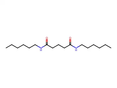 Pentanediamide, N,N'-dihexyl- structure