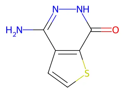 Thieno[2,3-D]pyridazin-7(6H)-one, 4-amino- structure