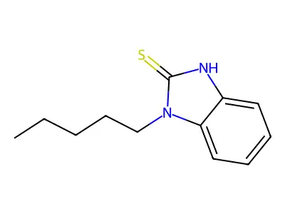 1,3-Dihydro-1-pentyl-2H-benzimidazole-2-thione structure