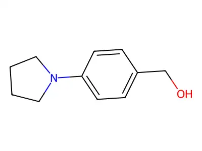 (4-(Pyrrolidin-1-yl)phenyl)methanol structure