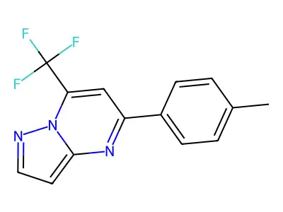 5-(4-Methylphenyl)-7-(trifluoromethyl)pyrazolo[1,5-a]pyrimidine structure