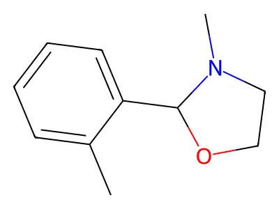 3-Methyl-2-(2-methylphenyl)-1,3-oxazolidine structure