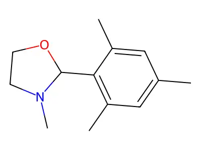 Oxazolidine, 2-mesityl-3-methyl- structure