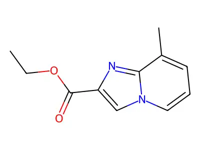 Ethyl 8-methylimidazo(1,2-a)pyridine-2-carboxylate structure